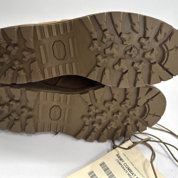 McRae Combat Boots Mens 11 R Brown Leather Military Army Temperate Weather NEW - Picture 7 of 9